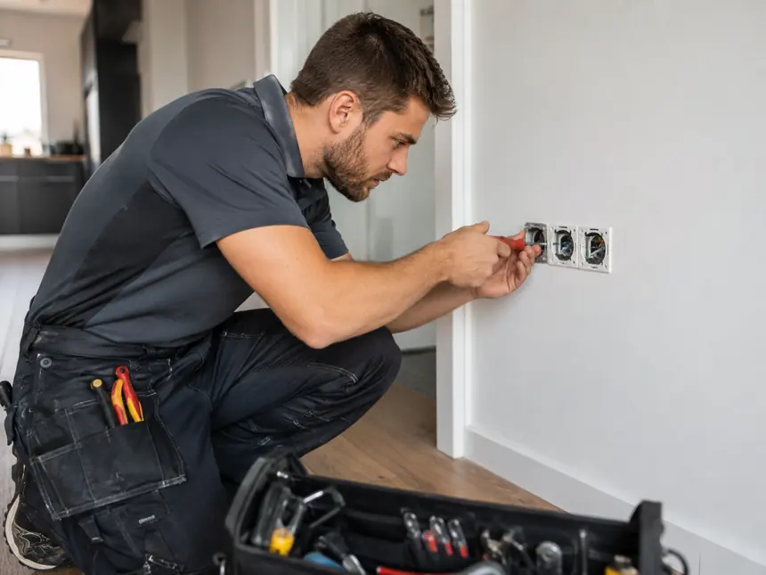 Kundendienst am elektrischen Verteiler
